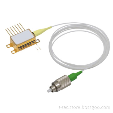 1596.8nm 10mW DFB Laser Electronic Components with PM Fiber FC/PC Connector